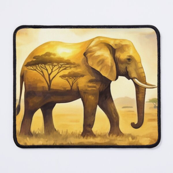 Item preview, Elephant double exposure designed and sold by KriegerTJ.