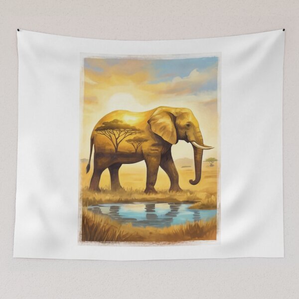 Item preview, Elephant double exposure designed and sold by KriegerTJ.