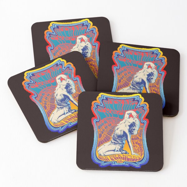 Item preview, psychedelic rock art poster San Francisco designed and sold by Ratatatts.