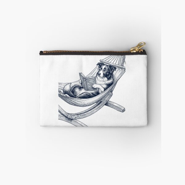 Item preview, Vintage Border Collie Reading Book Summer Hammock Dog Lover designed and sold by DoodleTortle.