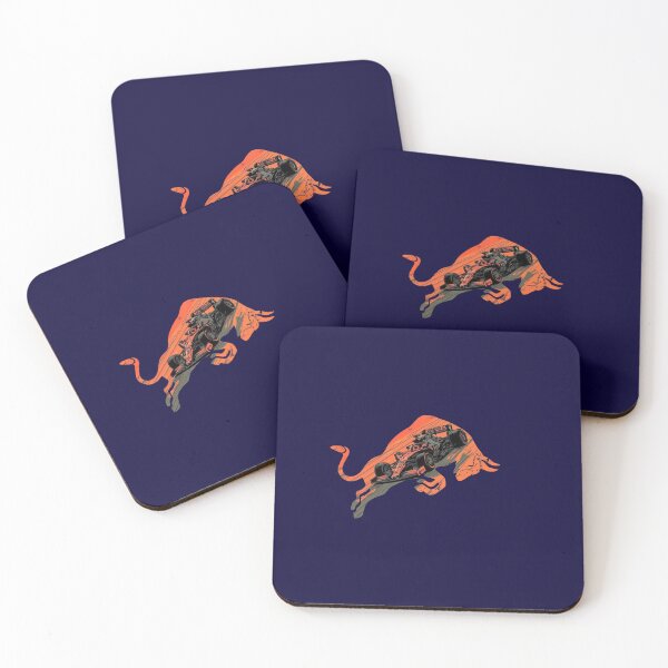 Item preview, Red Bull Logo Racing F1 Silhouette Art - Speeding Bull Edition designed and sold by Super Nova.