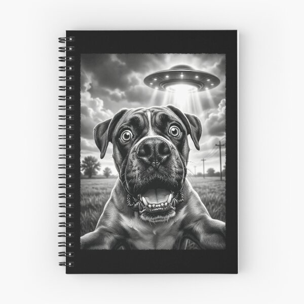 Item preview, Vintage Boxer Dog UFO Alien Dog Mom Dad Lover designed and sold by TerryConnells.