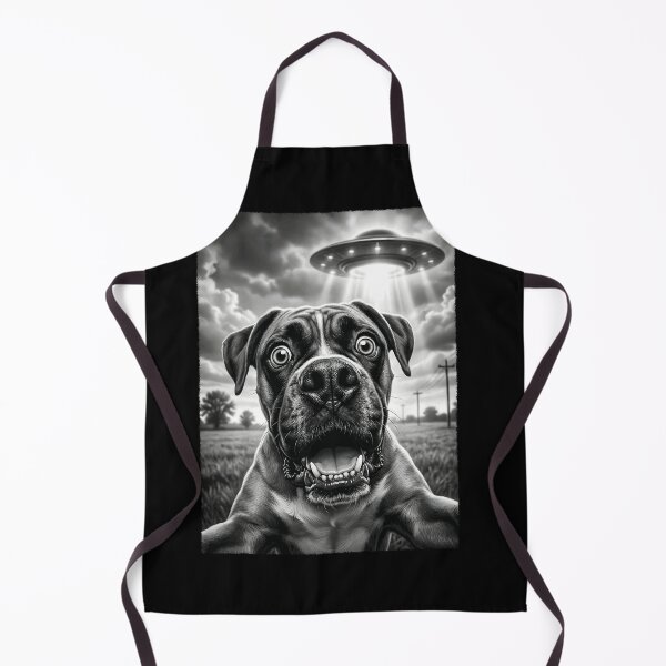 Item preview, Vintage Boxer Dog UFO Alien Dog Mom Dad Lover designed and sold by TerryConnells.