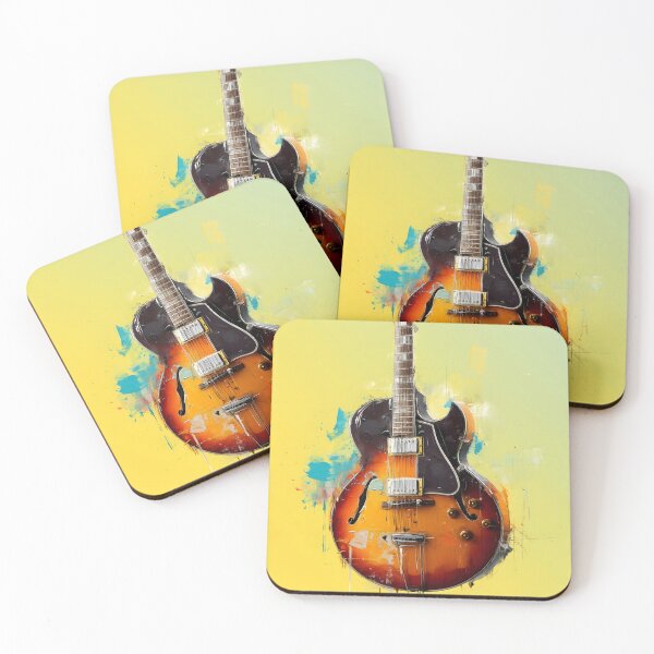 Item preview, Jazz guitar painting artwork designed and sold by gut2000.