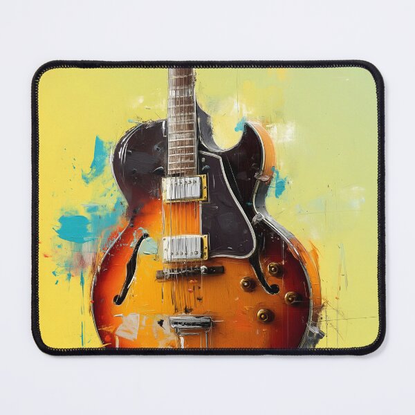 Item preview, Jazz guitar painting artwork designed and sold by gut2000.