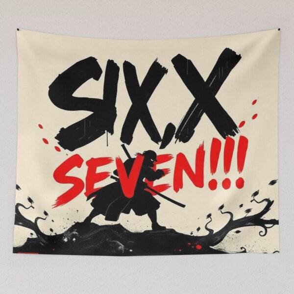 Item preview, “Six, Seven” in Japanese youth art designed and sold by RAISC.