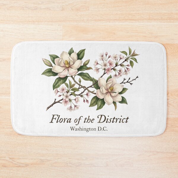Artikelvorschau, Flora der Kirschblüten des Bezirks Washington DC entworfen und verkauft von Fenay Designs.