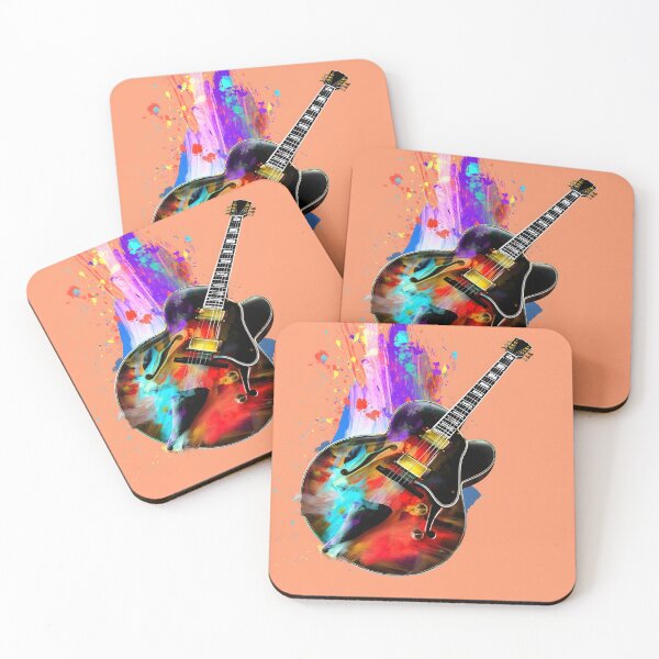 Item preview, Jazz guitar painting artwork designed and sold by gut2000.