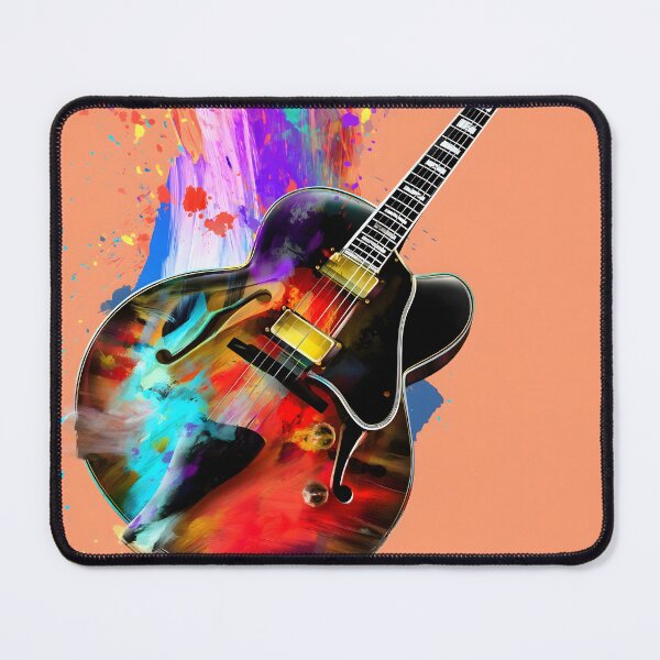 Item preview, Jazz guitar painting artwork designed and sold by gut2000.