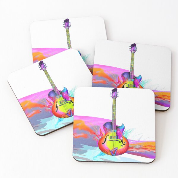 Item preview, Jazz guitar painting artwork designed and sold by gut2000.