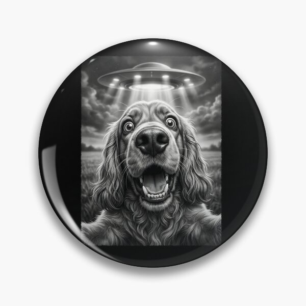 Item preview, Vintage Cocker Spaniel UFO Alien Dog Mom Dad Lover designed and sold by TerryConnells.