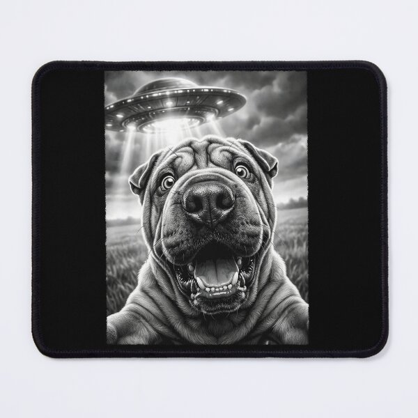 Item preview, Vintage Chinese Shar Pei UFO Alien Dog Mom Dad Lover designed and sold by TerryConnells.
