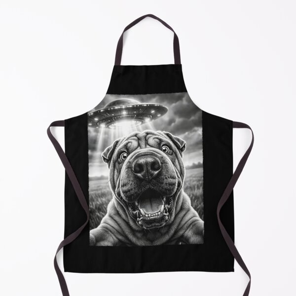 Item preview, Vintage Chinese Shar Pei UFO Alien Dog Mom Dad Lover designed and sold by TerryConnells.