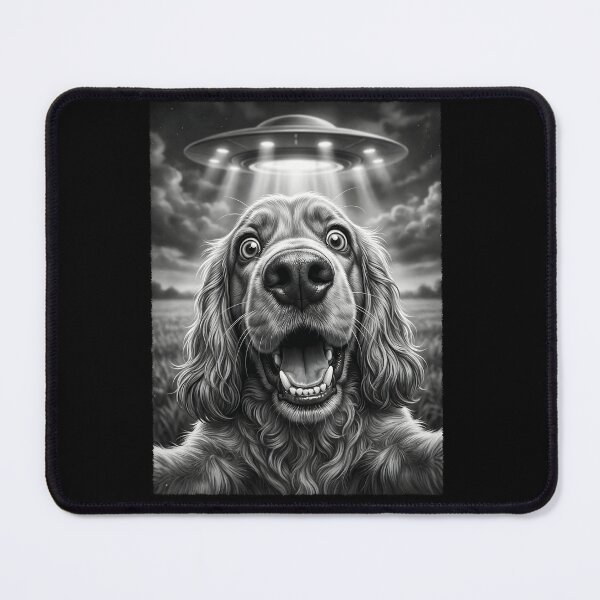 Item preview, Vintage Cocker Spaniel UFO Alien Dog Mom Dad Lover designed and sold by TerryConnells.