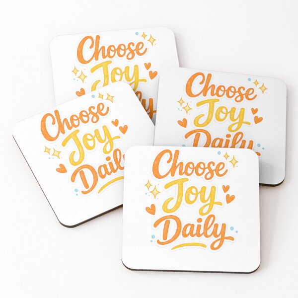 Item preview, Choose Joy Daily – Positive Motivational Typography Design designed and sold by MONO LAB .