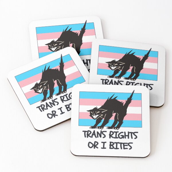 Item preview, TRANS RIGHTS OR I BITES designed and sold by CarefulCreation.