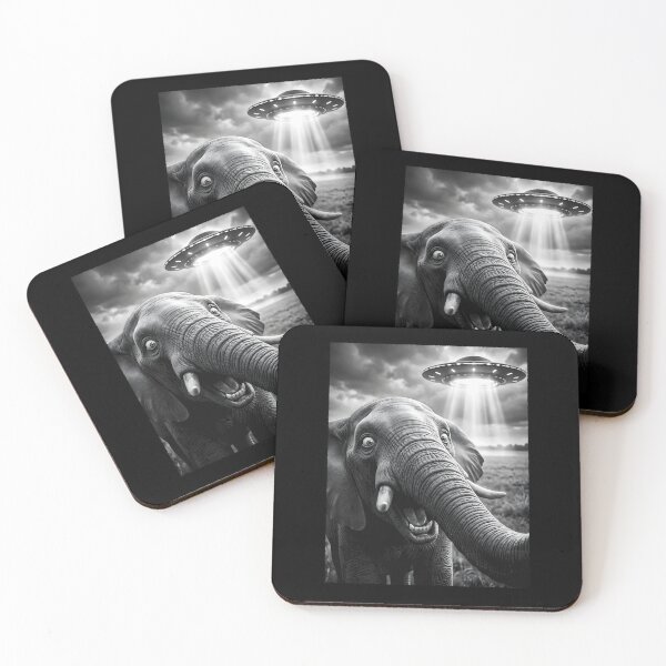 Artikelvorschau, Vintage Elefant UFO Alien Tierliebhaber entworfen und verkauft von TerryConnells.