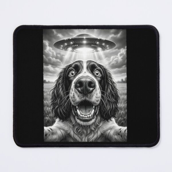 Item preview, Vintage English Springer Spaniel UFO Alien Dog Mom Dad Lover designed and sold by TerryConnells.