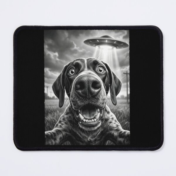 Item preview, Vintage German Shorthaired Pointer UFO Alien Dog Mom Dad Lover designed and sold by TerryConnells.