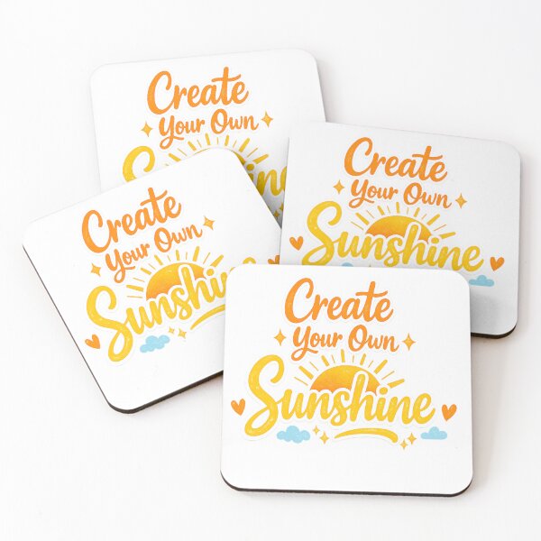 Item preview, Create Your Own Sunshine – Positive Minimalist Typography Design designed and sold by MONO LAB .