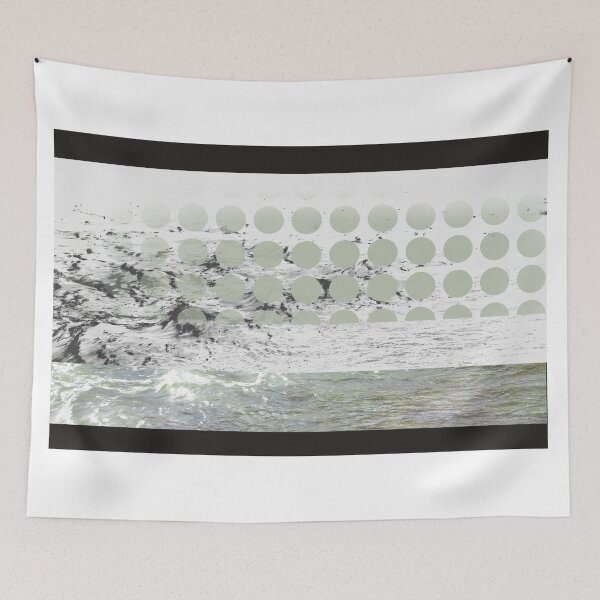 Item preview, White-Green river and green circles designed and sold by IsabelQuincoces.