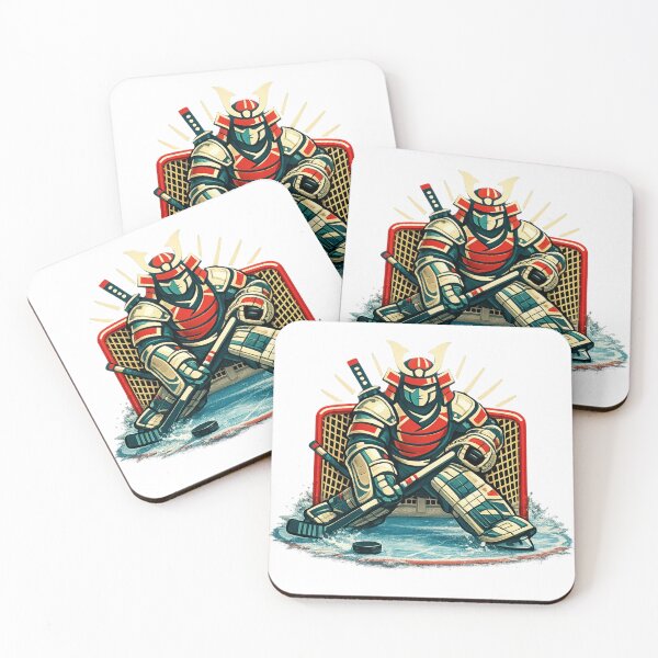 Item preview, Retro Samurai Hockey Goalie designed and sold by Ora-kuro.