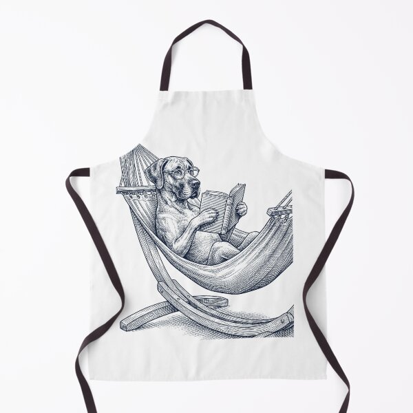 Item preview, Vintage Great Dane Reading Book Summer Hammock Dog Lover designed and sold by DoodleTortle.