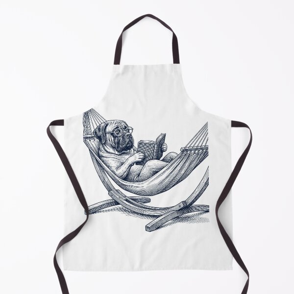 Item preview, Vintage Mastiff Reading Book Summer Hammock Dog Lover designed and sold by DoodleTortle.