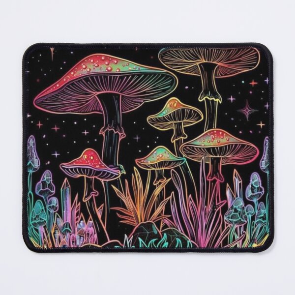 Item preview, Beautiful Cosmic glow mushroom designed and sold by NivyasArtistry.