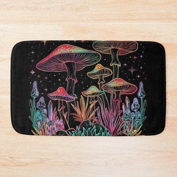 Item preview, Beautiful Cosmic glow mushroom designed and sold by NivyasArtistry.