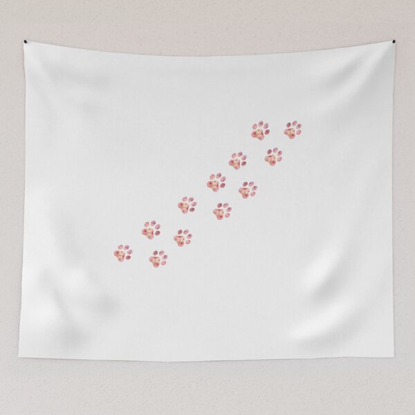 Item preview, Floral Cat Paw Print  designed and sold by uunaa.