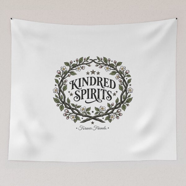 Item preview, Kindred Spirits Forever Friends Floral Wreath designed and sold by Fenay Designs.