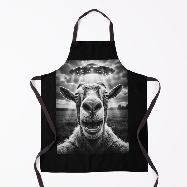 Item preview, Vintage Goat UFO Alien Animal Lover designed and sold by TerryConnells.