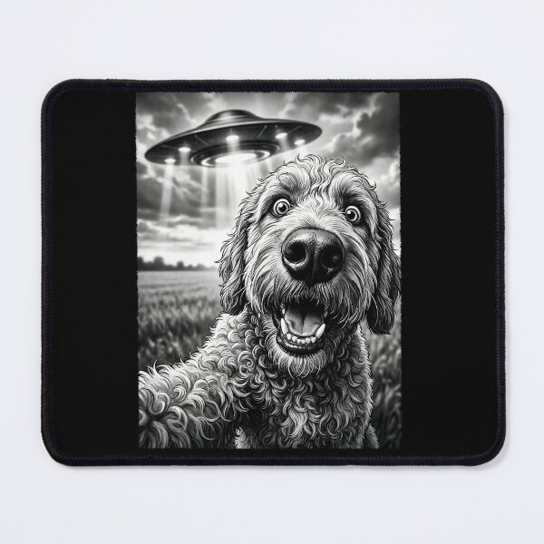 Item preview, Vintage Goldendoodle UFO Alien Dog Mom Dad Lover designed and sold by TerryConnells.
