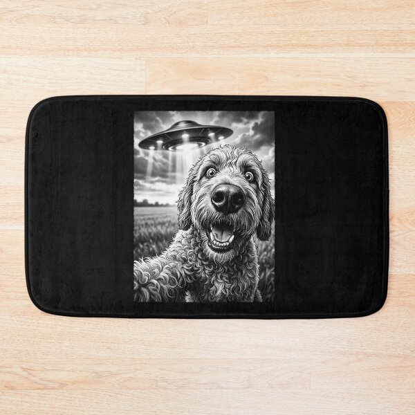 Item preview, Vintage Goldendoodle UFO Alien Dog Mom Dad Lover designed and sold by TerryConnells.