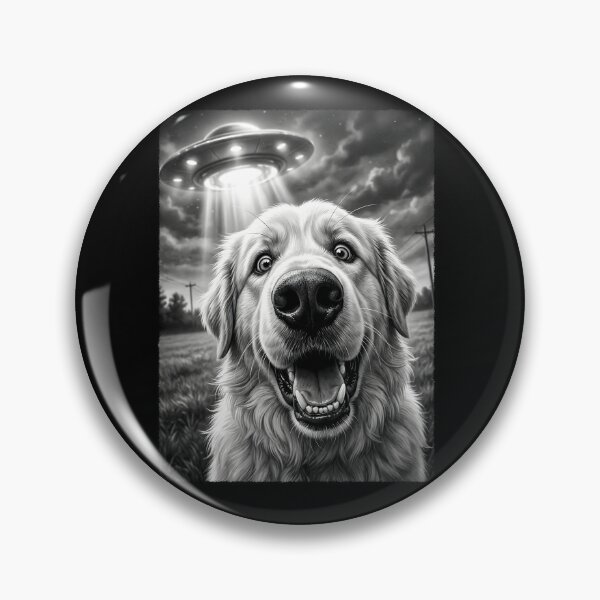 Item preview, Vintage Great Pyrenees UFO Alien Dog Mom Dad Lover designed and sold by TerryConnells.