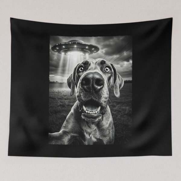 Item preview, Vintage Great Dane UFO Alien Dog Mom Dad Lover designed and sold by TerryConnells.