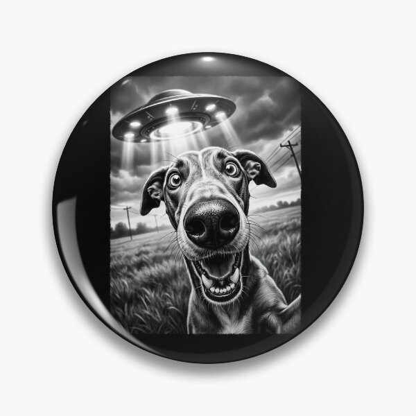 Artikelvorschau, Vintage Greyhound UFO Alien Hund Mama Papa Liebhaber entworfen und verkauft von TerryConnells.