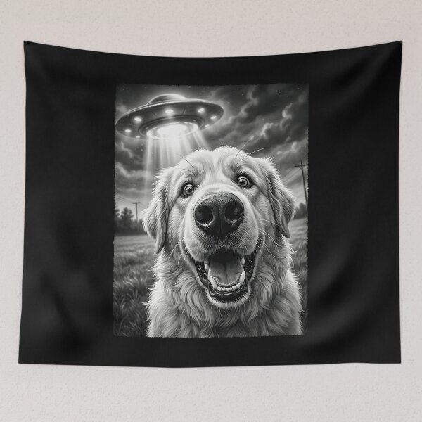 Item preview, Vintage Great Pyrenees UFO Alien Dog Mom Dad Lover designed and sold by TerryConnells.