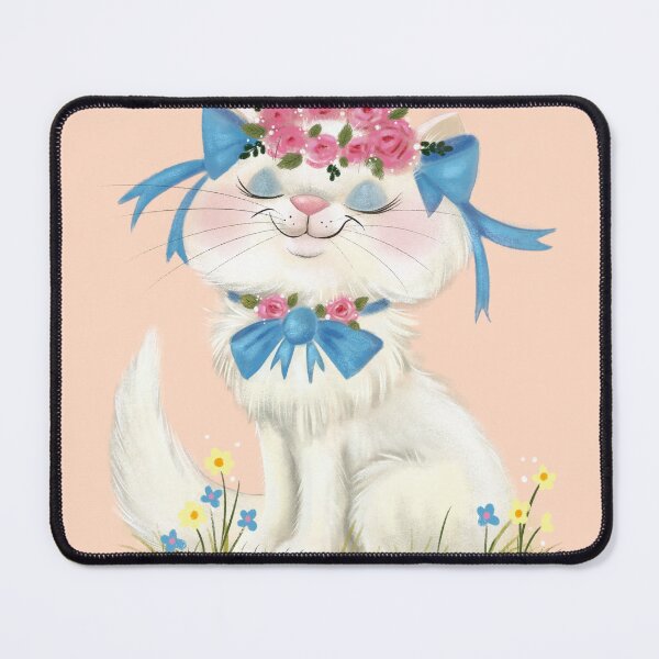 Item preview, Retro inspired cat of the month art May cat designed and sold by Ash Evans.