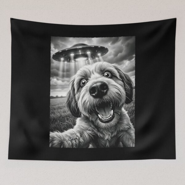 Item preview, Vintage Havanese UFO Alien Dog Mom Dad Lover designed and sold by TerryConnells.