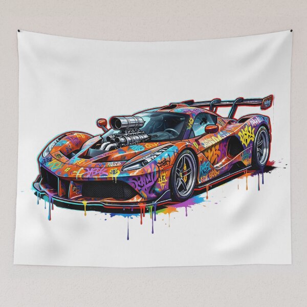 Item preview, Graffiti Supercar Fusion - Urban Street Art Ferrari Style designed and sold by rgagliardi2017.