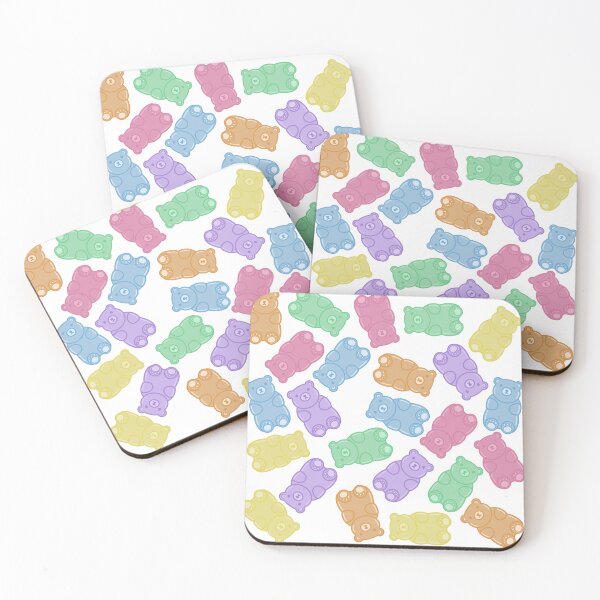 Item preview, Rainbow Gummy Candy Bears designed and sold by SuperFloofRes.