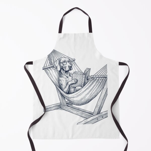 Item preview, Vintage Weimaraner Reading Book Summer Hammock Dog Lover designed and sold by DoodleTortle.