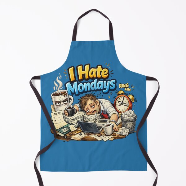 Item preview, I Hate Mondays – Funny Office Coffee Humor Design designed and sold by MONO LAB .