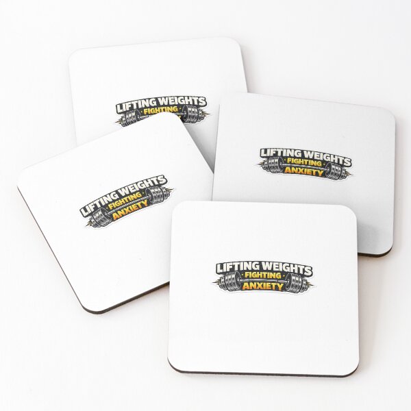 Item preview, Lifting Weights Fighting Anxiety Gym Motivation designed and sold by Artbysarmina.