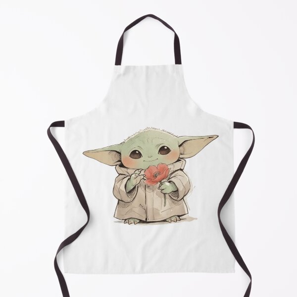 Item preview, BABY YODA WITH POPPY FLOWER CUTE GROGU FLORAL AESTHETIC designed and sold by LIS AND MELIVERSO.