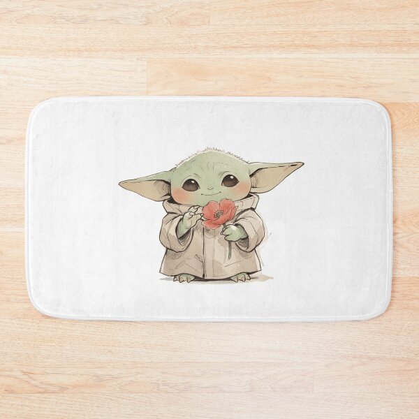 Item preview, BABY YODA WITH POPPY FLOWER CUTE GROGU FLORAL AESTHETIC designed and sold by LIS AND MELIVERSO.