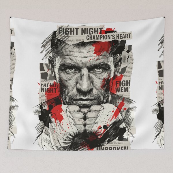 Item preview, Portrait of an Indomitable Boxer, Heart of a Champion designed and sold by TaruHonu.