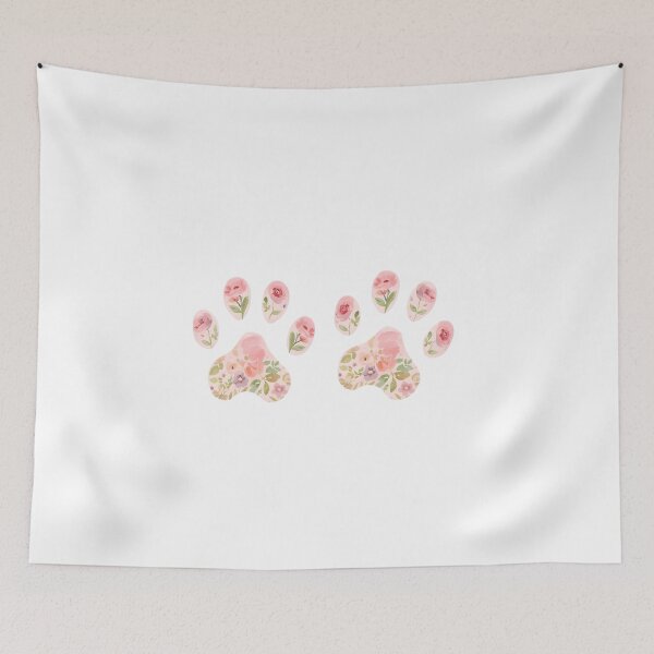 Item preview, Floral Paw Print  designed and sold by uunaa.